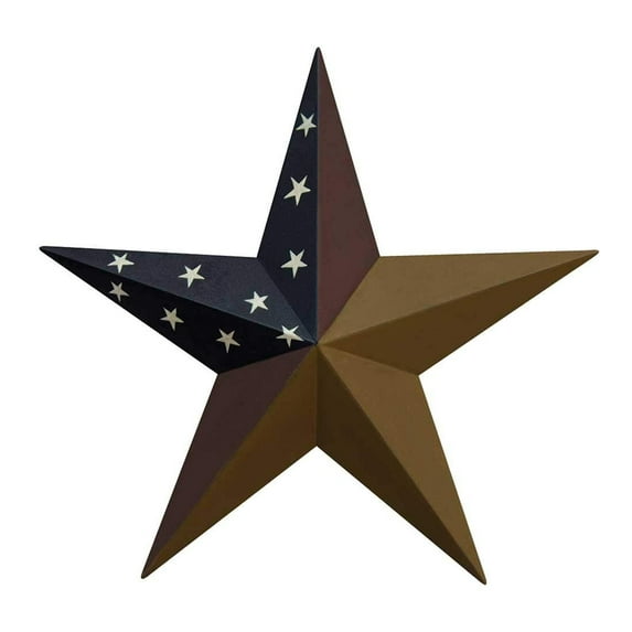Hearthside Collection CWI Gifts Patriotic Tin Colonial Barn Star Accent Home Decoration Novelty Home Decor