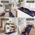 thumbnail image 5 of Colorful Butterfly Starry Night Pattern Kitchen Rugs Sets Of 3,Kitchen Runner Rugs Non Skid Washable,Decorative Kitchen Floor Mats for Kitchen,Sink,Laundry,17"x30"+ 17"x47" + 17"x59", 5 of 6