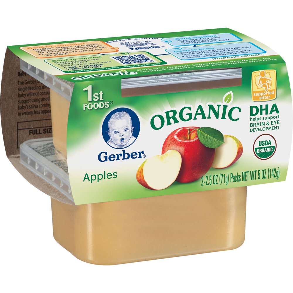 Gerber Gerber 1st Foods Applesauce, 2 ea