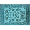 thumbnail image 1 of Ahgly Company Indoor Rectangle Oriental Light Blue Industrial Area Rugs, 2' x 3', 1 of 4