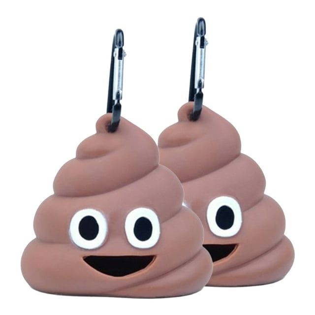 Dispensador de Bolsas de Residuos de Mascotas de Silicona de 2 Piezas Sunnimix Soporte para desechos de caca