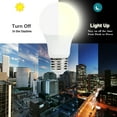 thumbnail image 5 of Dusk to Dawn LED Light Bulbs, 6 Watts 40W Equivalent LED Light Bulbs, Daylight White 5000K E26 Base 500LM A19 Perfect for Indoor and Outdoor Lighting Pack of 4, 5 of 8