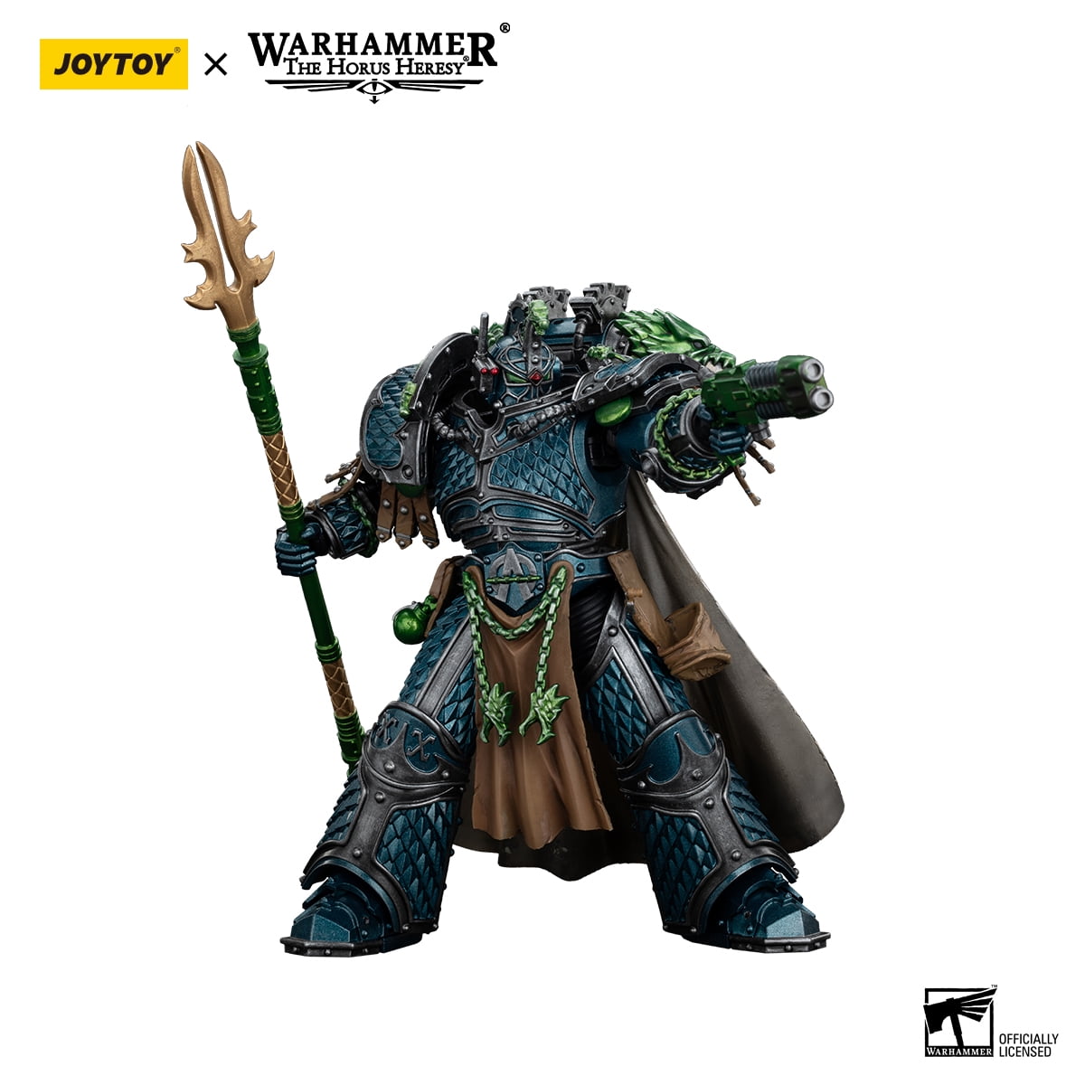 JOYTOY Warhammer 40K Alpha Legion Alpharius, Primarch of the XXth Legion Collection Model