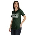 thumbnail image 4 of Inkmeso T-shirt Col Rond Drôle pro-Vaccin Éduqué et Motivé pour Femmes, 4 of 8