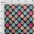 thumbnail image 2 of oneOone Georgette Viscose Black Fabric Ornament Dress Material Fabric Print Fabric By The Yard 42 Inch Wide, 2 of 6