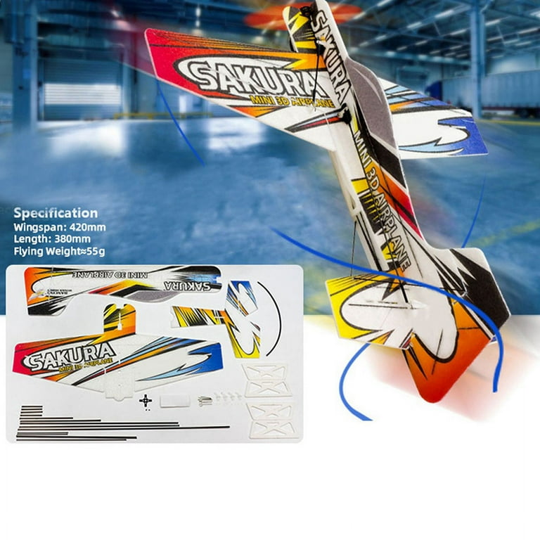 2X RC Air Plane 3D Airplane Mini Foam EPP PP F3P Lightset KIT
