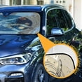 thumbnail image 3 of Yayeee Car Windshield Sun Shade Universal Fit Front Visor Protector, Astronaut Floating, 3 of 8