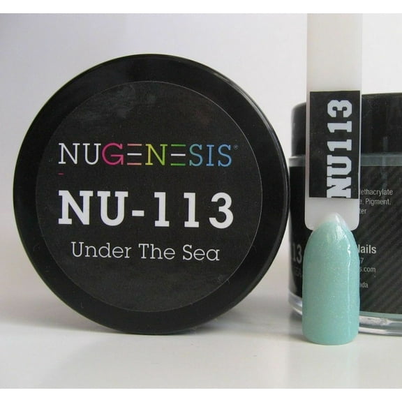 NUGENESIS Nail Color Dip Dipping Powder 1.5oz/jar - NU113 Under the sea