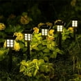 thumbnail image 5 of 24-piece solar outdoor light, IP44 waterproof sidewalk light, LED landscape lighting garden light, suitable for sidewalks, driveways, courtyards and lawns - outdoor fairy gardens and solar garden, 5 of 10