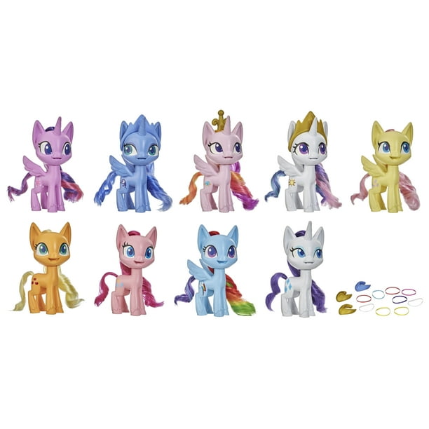 My Little Pony Mega Friendship Collection Set Of 9 Pony Figures, 15  Accessories 