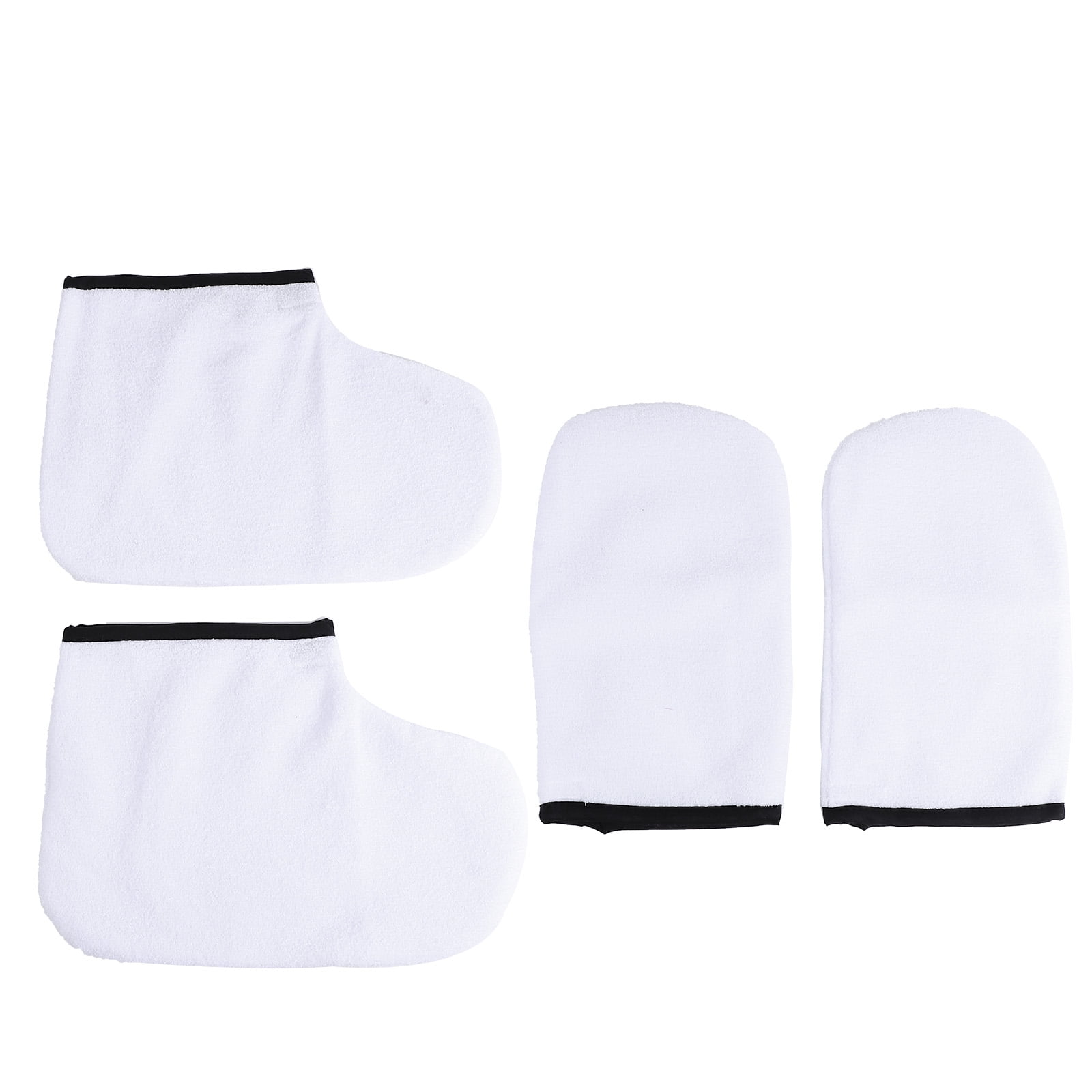 4pcs Paraffin Wax Glove and Bootie Paraffin Wax Mitts for Hand and Feet