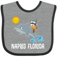 thumbnail image 3 of Inktastic Naples Florida Vacation Boys or Girls Baby Bib, 3 of 4