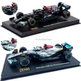 thumbnail image 2 of Bburago 1:43 Hardcover 2022 mercedes-amg W13 NO.44, modelo de coche de carreras, modelo de coche de aleación, regalo de colección para hombre Fivean unisex, 2 of 2