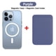 thumbnail image 1 of Funda de cuero transparente con tarjetero para iPhone, 15 Pro Max, 14, 13, 12, 11, XR, XS, X, 7, 8 Plus, Mini, Magsafe, cubierta de carga inalámbrica, 1 of 4