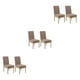 thumbnail image 5 of Fundas elásticas para sillas de comedor Billuyoard 2 piezas Caqui, 5 of 6