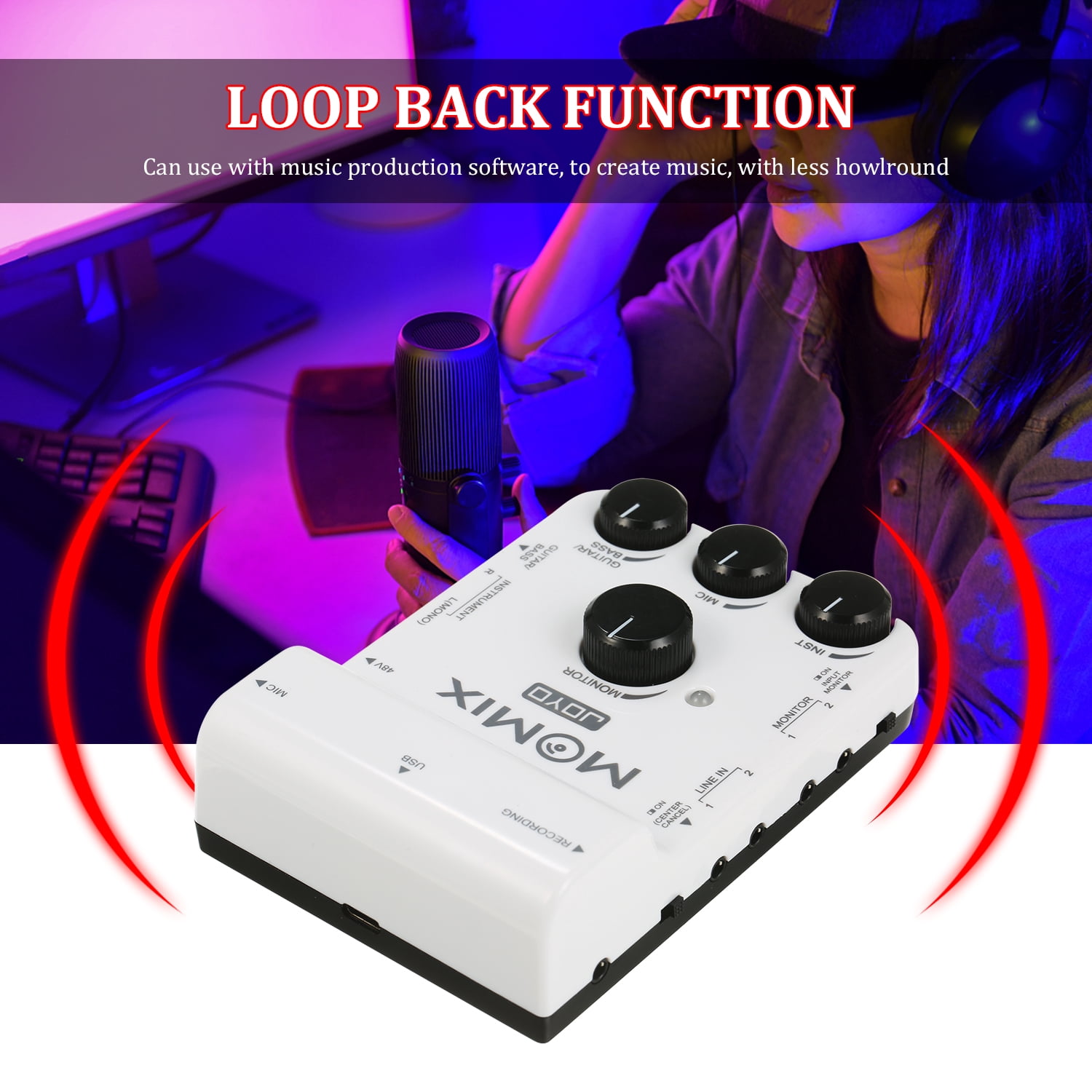 Audio Mixer,Audio Pc Audio Usb Audio Equipment Sound Usb Audio Audio Portable Audio Professional Sound Quality Sound Audio Water Pump Erator Sound Rv Pump Portable Sound Rv Inch Water 12v