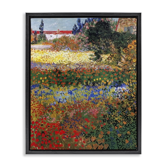 Stupell Industries French Country Black Floating Frame Canvas Art, 17 x 21, by one1000paintings