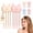 2PCS-A, variant on Wireless Heated Volumizing Root Lift Clip, Tool Crown Fluffy Lifting Styler Booster Roots, 2 Heat Levels, Compact, for Bangs Touch(Pink-A)