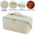 thumbnail image 2 of Bolso cosmético de la PU Bolso organizador cosmético del diamante multifuncional para el viaje femenino Tmvgtek Cuidado Belleza, 2 of 8