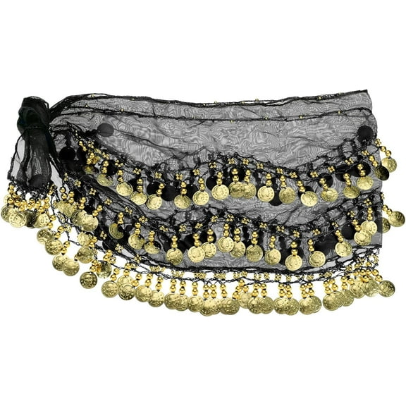 Belly Dance Hip Scarf Women's Belly Dance Costume Skirt Wrap for Dance or Yoga Class