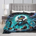 thumbnail image 5 of Halloween Blanket Nightmare Christmas Throw Blanket for Boys Girl Gifts Horror Flannel Fleece Blankets and Throws for Men and Women 50"X40", 5 of 8