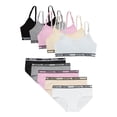 thumbnail image 2 of Esho 1/3/4 Pack Girls Underwear Sets Matching Training Bra Panties Wireless Crop Cami Sports Bra Hipster Set, 2 of 2