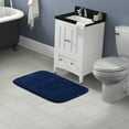 thumbnail image 2 of Garland Rug Traditional Washable Nylon Navy Bath Rug, 24" x 40", 2 of 8