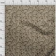 thumbnail image 3 of oneOone Viscose Jersey Brown Fabric Asian Batik Paisley Craft Projects Decor Fabric Printed By The Yard 60 Inch Wide, 3 of 4