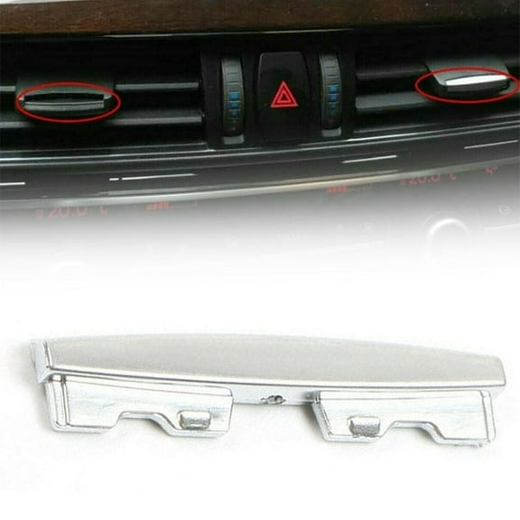 TENCE For BMW F15 F16 F85 F86 X5 X6 X5M X6M A/C Vent Outlet Paddle Trim Strip Chrome