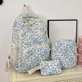 thumbnail image 2 of Floral Backpack Cute Backpacks for Women Casual Quilted Backpacks Cute Backpack Set with Lunch Box, 2 of 7