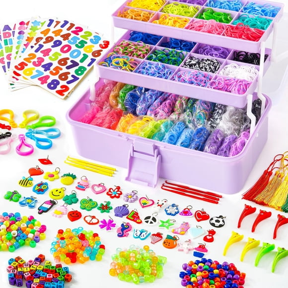 Bandas de goma para telar INSCRAFT 17500+ con contenedor y accesorios