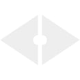 thumbnail image 4 of 38"W x 25 3/8"H x 5"ID x 13 1/4"C x 1"P Diamond Architectural Grade PVC Contemporary Ceiling Medallion, Two Piece, 4 of 11