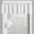 thumbnail image 4 of Ambesonne Geometric Valance & Curtain, Monochrome Colors Minimal, 55"x24", White and Black, 4 of 6