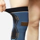 thumbnail image 4 of 1 Pair Flexible Knee Guard Support Sleeve Athletic Nylon Joint Protections Knee Protectors Strap Blue L, 4 of 4