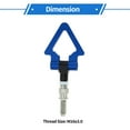 thumbnail image 3 of Ganchos de remolque triangulares para coches alemanes, gancho de remolque atornillable de aleación de aluminio y hierro, 3 of 7
