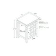 thumbnail image 4 of Linon Leslie Single Door Cabinet, 26 inches Tall, Multiple Colors, 4 of 4