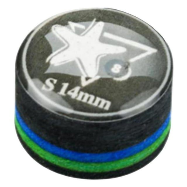 bedienty Pool Cue Tip 14mm Billiard Accessories Pool Stick Tip Professional Universal S soft 14mm