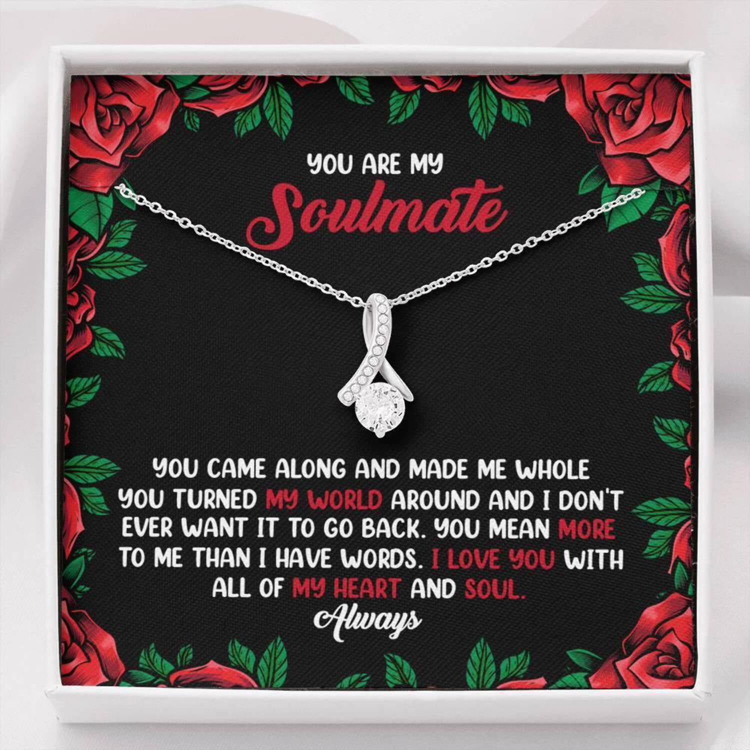 Meaningful Soulmate Necklace Sentimental Guyana Ubuy