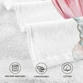 thumbnail image 5 of Yayeee 2 Pack Hand Towels for Bathroom 100% Cotton 16" x 28" Soft Absorbent Kitchen Towel, Strawberry Ice Cream Pattern, 5 of 7
