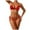 Red, variant on Women's Shiny Triangle Bikini Set Sequin Halter String Backless Tie Side Two Piece Swimsuit Bathing Suit (Black, L)