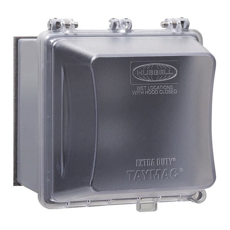 Weatherproof Cover 2 Gang Double Gang Box Type Polycarbonate In-Use Cover Type MM7420C