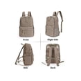 thumbnail image 2 of Spencer Travel Backpack for Womens, Nylon Backpack Shoulder Bag, Ladies Lightweight Casual Daypack 15.6 Inch Laptop Backpack, Khaki, 2 of 10