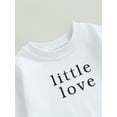 thumbnail image 5 of Bagilaanoe Toddler Baby Girl Casual Sweatshirt Long Sleeve Letter Print Pullover 6M 12M 18M 24M 3T 4T Kids Fall Loose Tee Tops, 5 of 9