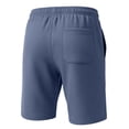 thumbnail image 3 of RKSTN Mens Shorts Running Shorts Stretch Solid Color Comfort Drawstring Workout Shorts with Pockets（Navy ,L）, 3 of 7