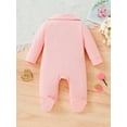 thumbnail image 3 of SUNSIOM Pyjamas à Col à Revers à Manches Longues pour Bébés Garçons Filles Combinaisons Nouveau-Nés, 3 of 6