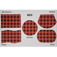 thumbnail image 2 of Buffalo Check Plaid Placemats by Penny's Needful Things (Wave - Set of 4) (Red), 2 of 3