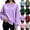 Purple, variant on MexChoioe Womens Sweatshirt Crew Neck Long Sleeve Loose Casual Daily Sweatshirts for Womens