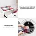 thumbnail image 5 of Dish Drying Mat, Red heart plaid A Highly Absorbent Drying Matt Kitchen Counter, Dish Mat Drying Pad Dishes Drainer Mats for Kitchen Counter or Sink, 16 x 18 inch, 5 of 6