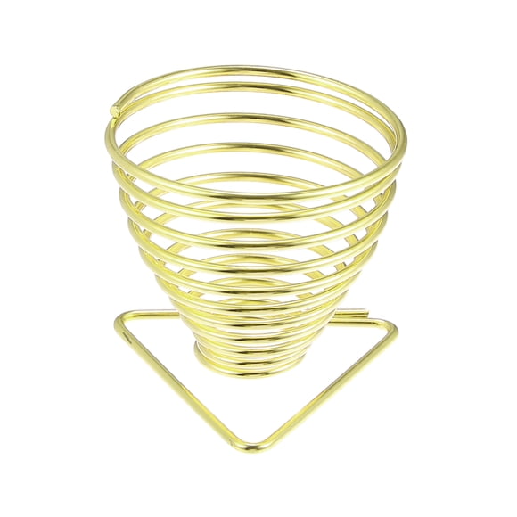 Unique Bargains Soporte para esponja de maquillaje, soporte seco para esponja de belleza, soporte para esponja de belleza para tocador, 1,81 x 1,97, tono dorado