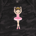 thumbnail image 4 of Inktastic Ballerina with Two Buns Girls Baby Bodysuit, 4 of 5